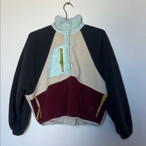 Free People Movement Sherpa Pullover Jacket - Black, Cream, Burgundy, Mint XS